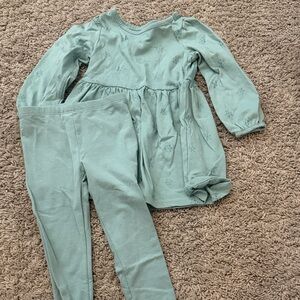 Garanimals Light Green Toddler set